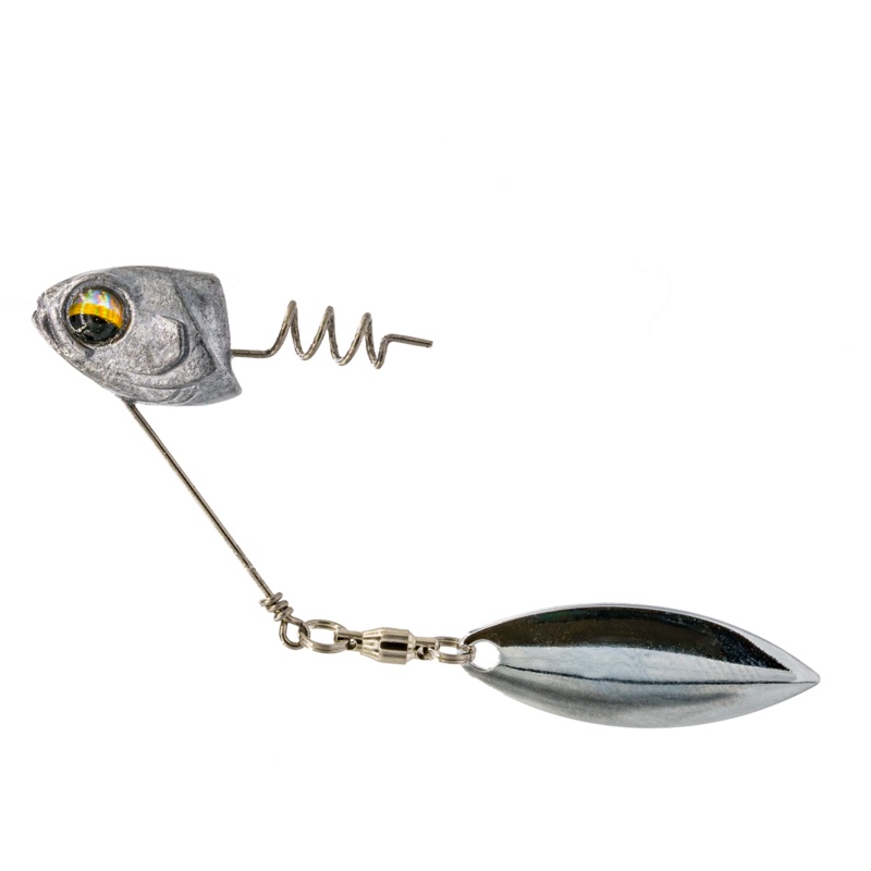 Treble Head Underspin Line-Thru Jig Head – Raw