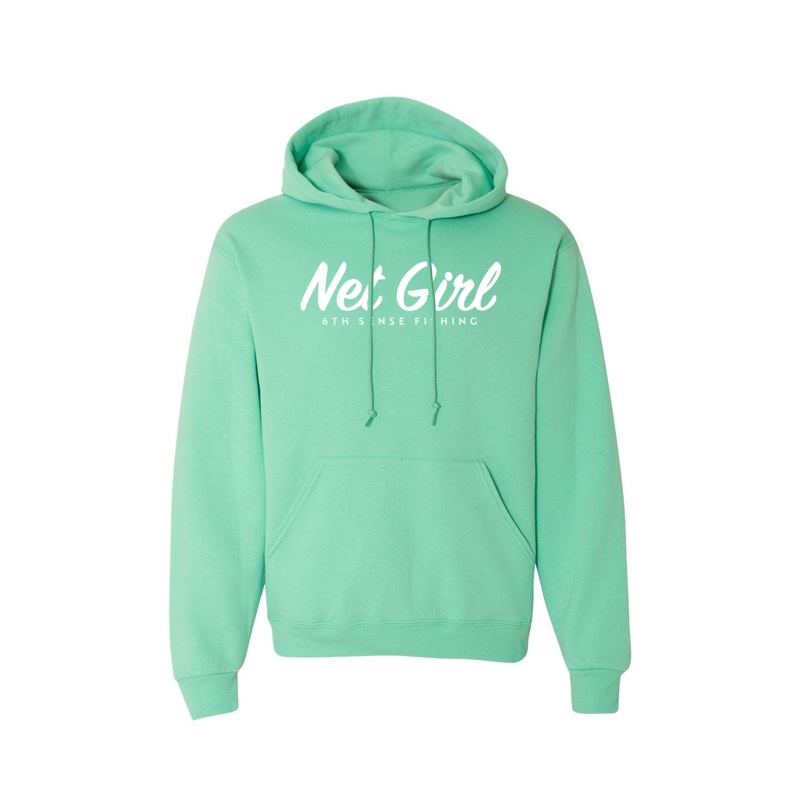 Net Girl Hoodie|Cool Mint|Black|SM|MD|LG|XL|2XL
