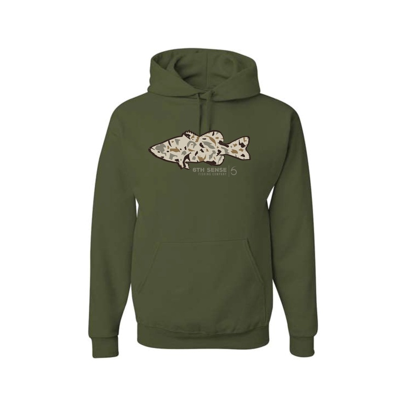 Sandy Flats – Hoodie – Military Green – SMALL only