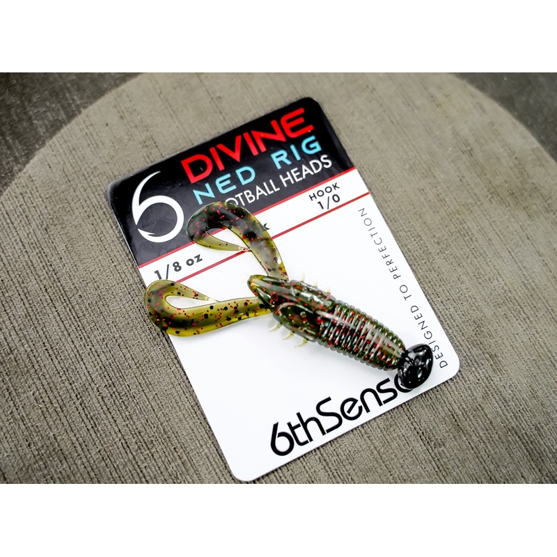 Divine Ned Rig Football Heads – Black