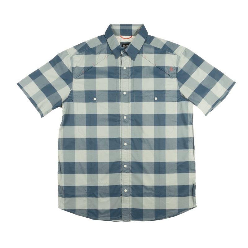 Pescavida Hybrid S/S Shirt|SM|MD|LG|XL|2X|3X|Lakeside Plaid|Backwater Blue|Riverwood
