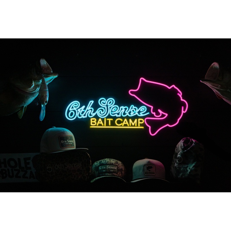6th Sense Bait Camp Neon Sign|Bait Camp