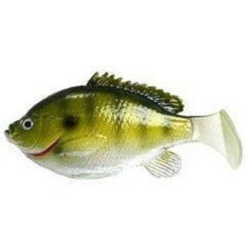 Fish Lab Bio-Gill Soft Weedless Swimbait BGQS-4.5-LB 4 5/8 Light Bluegill Qty 2