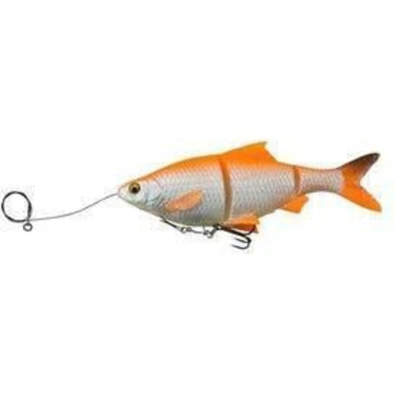 Savage Gear Pre-Rigged 3D Line Thru Shad SS 10 7 Oz Albino