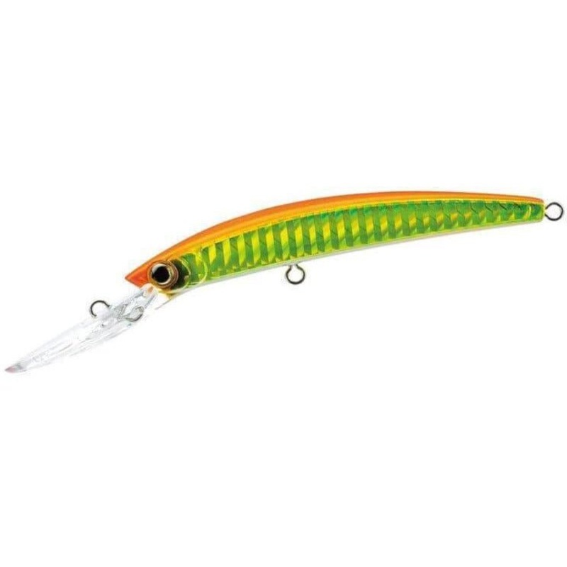 Yo-Zuri Crystal Minnow Deep Diver (F) R1135-HOBG 4-3/8 9/16 Oz Orange Back Gold