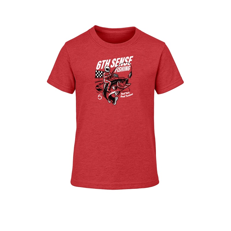Youth Tee – Turbo Tackle|SM|MD|LG|XL|Heather Red