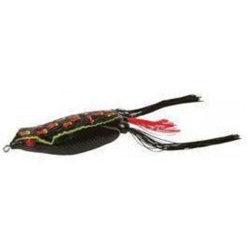 Zoom Hollow Belly Jr Frog 142038 2.5 5/8 Oz Black Qty 1