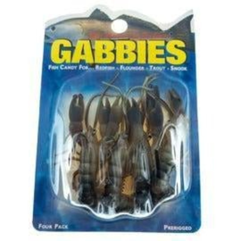 Boone Gabbies Dave Workman Jr. Pro Series #1/0 3-1/4 3/8 Oz Nat Shrimp QTY 4