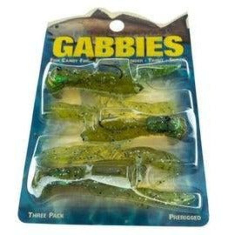 Boone Gabbies Dave Workman Jr. Pro Series 2/0 3-1/4 5/8 Oz Chartreuse Qty 3