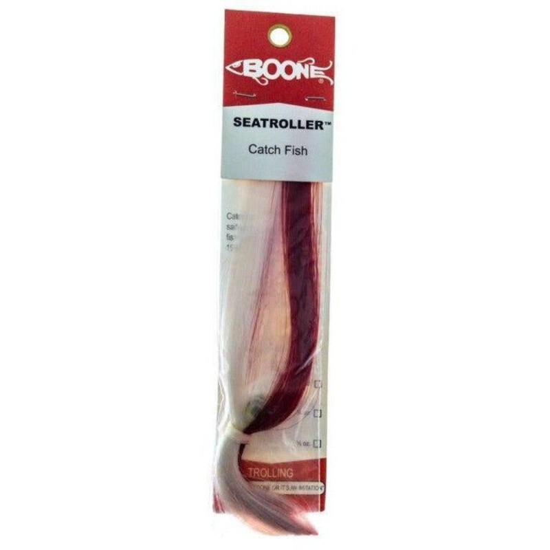 Boone Seatroller SEA-96442 1 1/2 Oz White Red Stripe