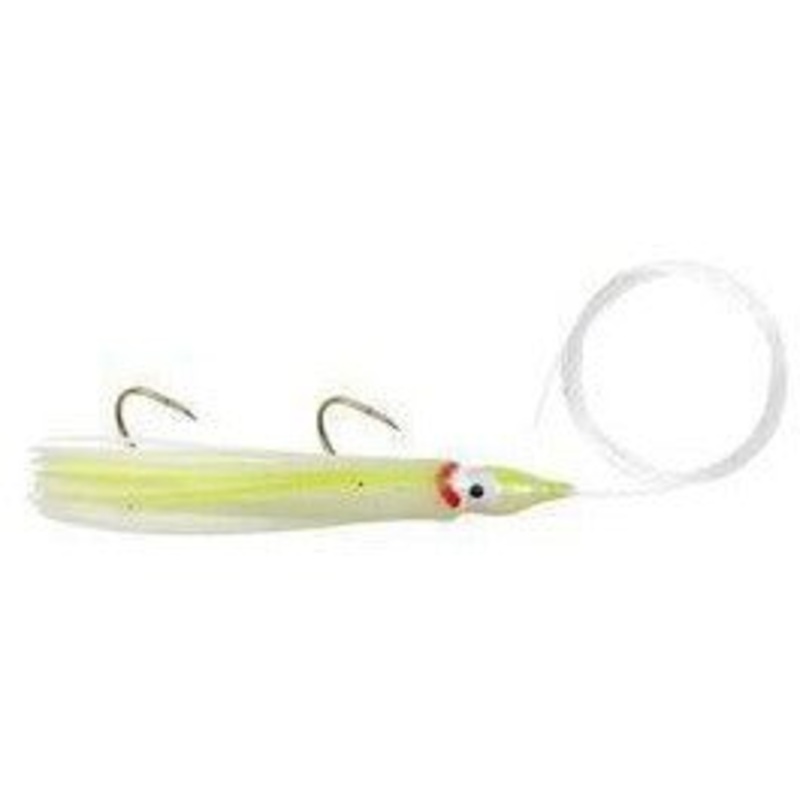 Danielson Squid Rigged SQDR45116 4.5 Glow/Chartreuse Streak Qty 1