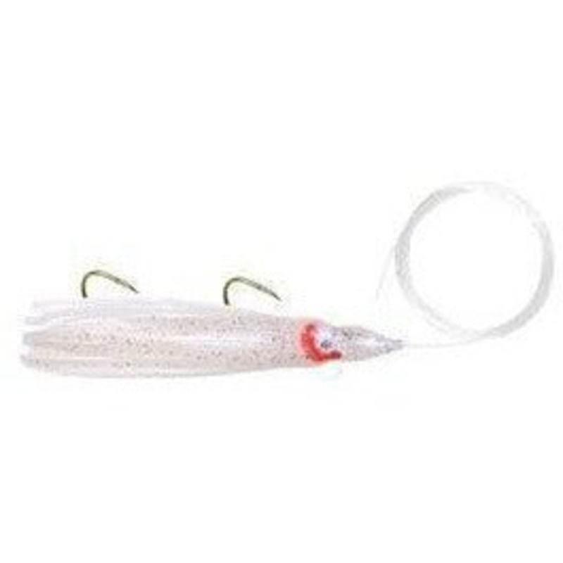 Danielson Squid Rigged SQDR45122 4.5 Pearl w/Glow Stripe Qty 1