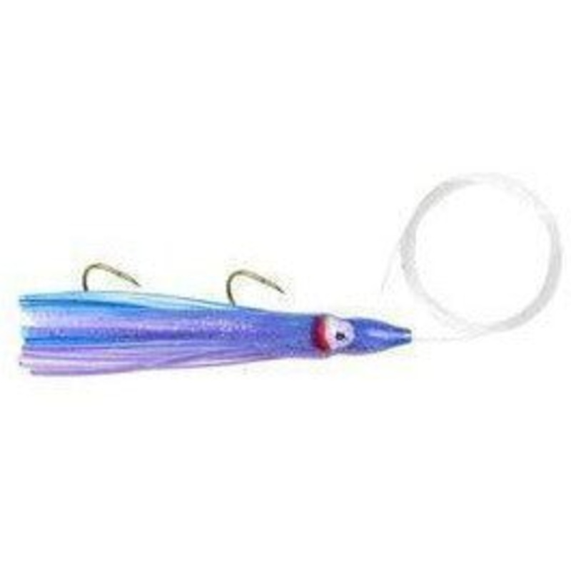 Danielson Squid Rigged SQDR45123 4.5 Purple/Light Blue Glitter Qty 1