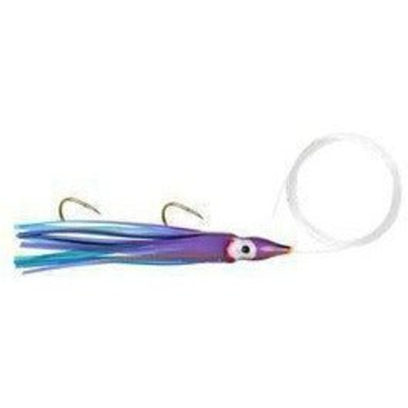 Danielson Squid Rigged SQDR45124 4.5 Purple/Blue/Green/Pink Stripe Qty 1
