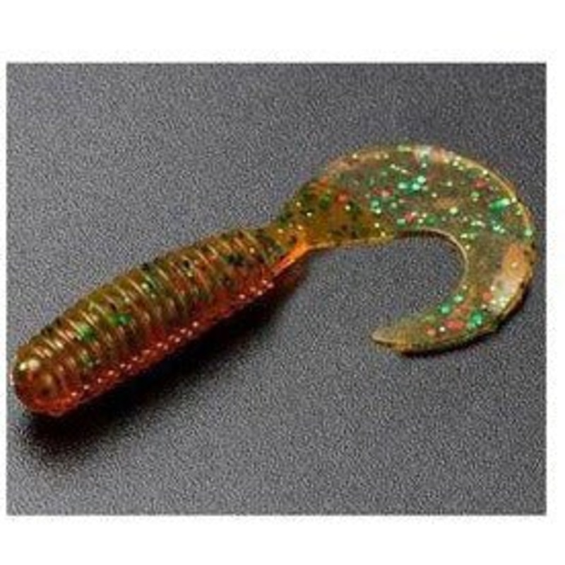 FAS JohnCoo Plastic Soft Grubs 2.75 Orange Qty 10