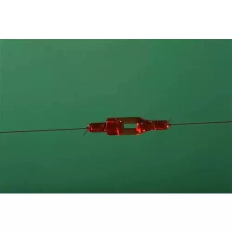 Aquateko InvisaSwivels|35 lb. QTY 5|55 lb. QTY 5|100 lb. QTY 3|150 lb. QTY 3|200 lb. QTY 3|Bloody Red|Nuclear Chartreuse|Crystal Clear