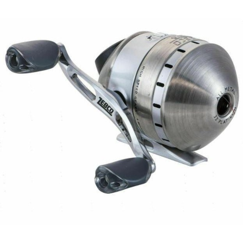 ZEBCO 33 PLATINUM REEL SPINCAST 5bb New In Clamshell Package
