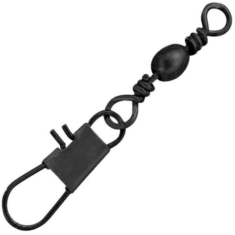 Eagle Claw Barrel Swivel w/interlock snap
