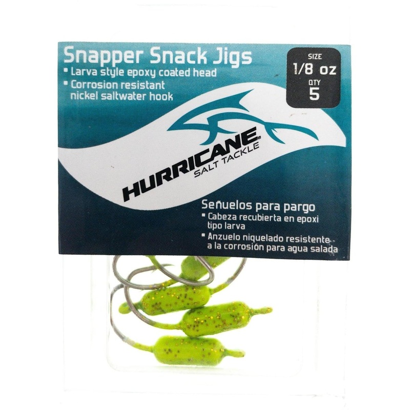 Hurricane Snapper Snack Jigs Qty 5