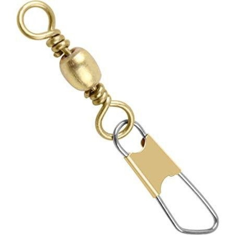 Eagle Claw Barrel Swivel with Safety Snap