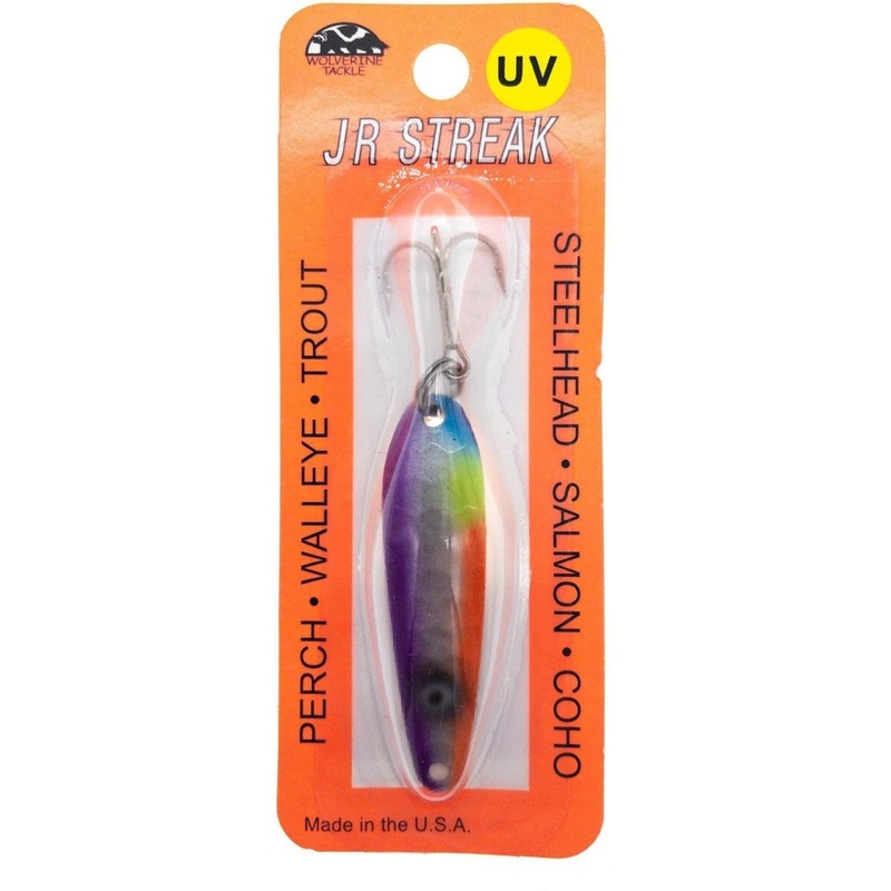 Wolverine Tackle JR Streak Trolling Spoon UV 2-3/8 3/8 oz.