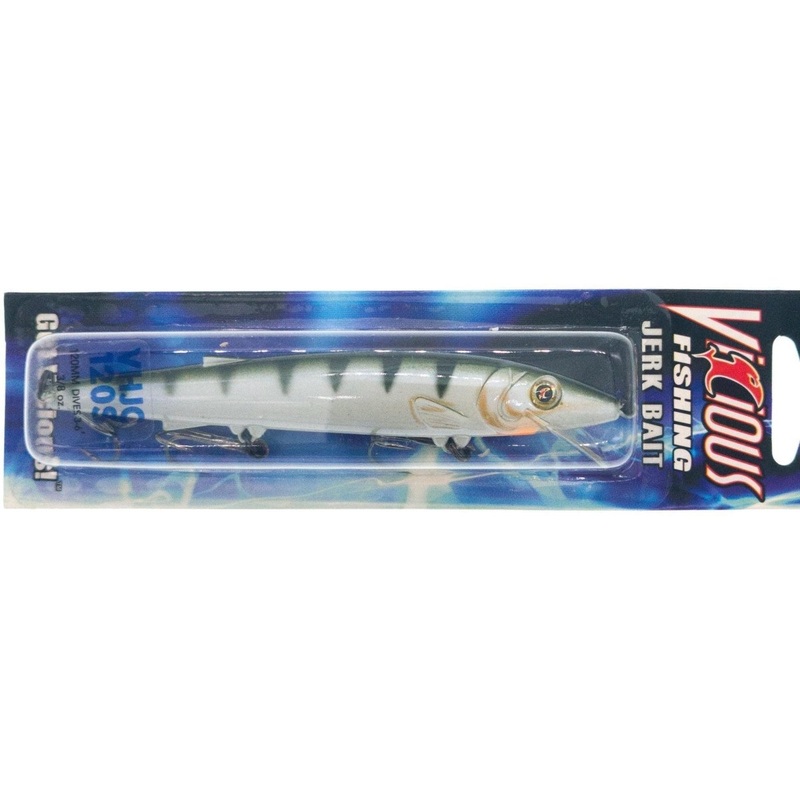 Vicious Fishing Herky Jerky Jerkbait 120s 3/8 oz 5