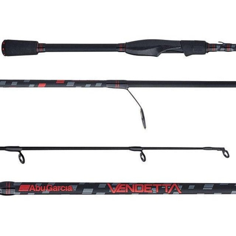 Abu Garcia VDTIIS63-5 Vendetta Spinning Rod 6′ 3 1 Pc. M/MF