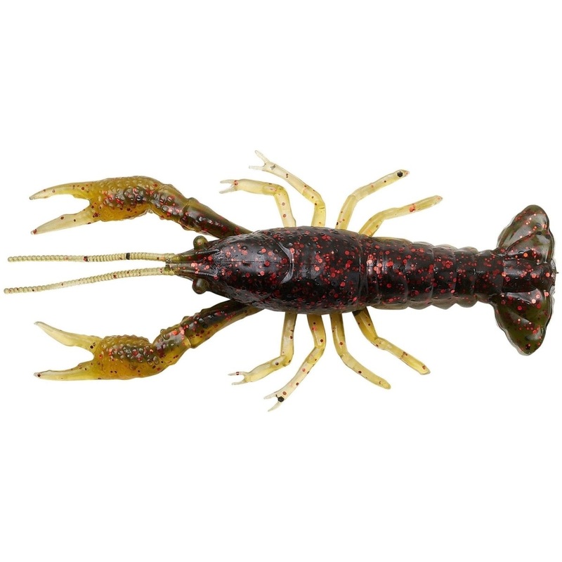Savage Gear 4D Craw 3 Qty 6|Albino Craw|Watermelon Craw|Magic Craw|Alabama Craw|Green Pumpkin|Mudbug