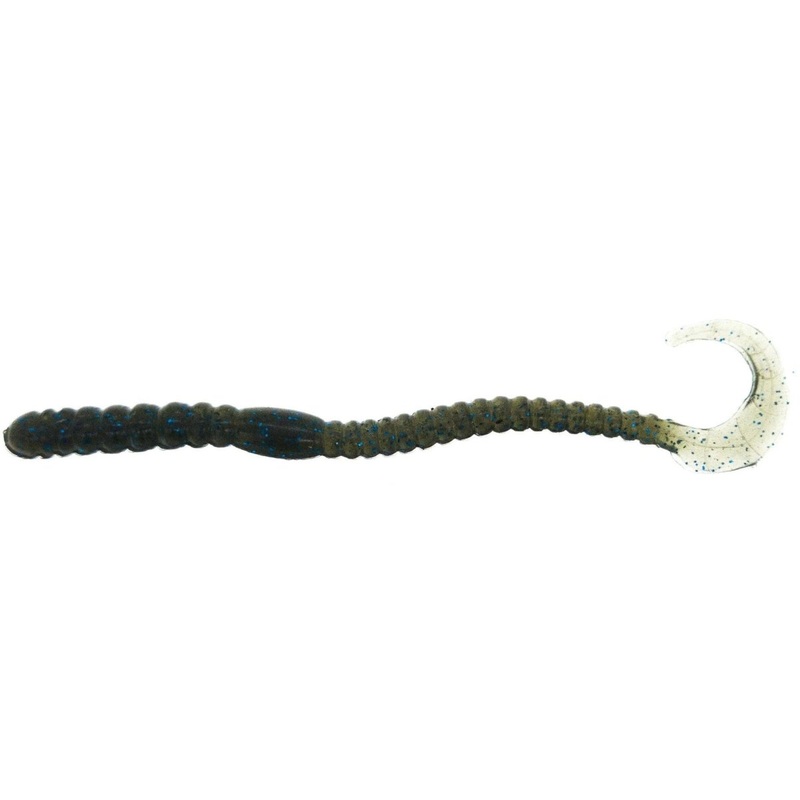 FAS Ribbed Curly Tail Worm 5.5 Qty 10