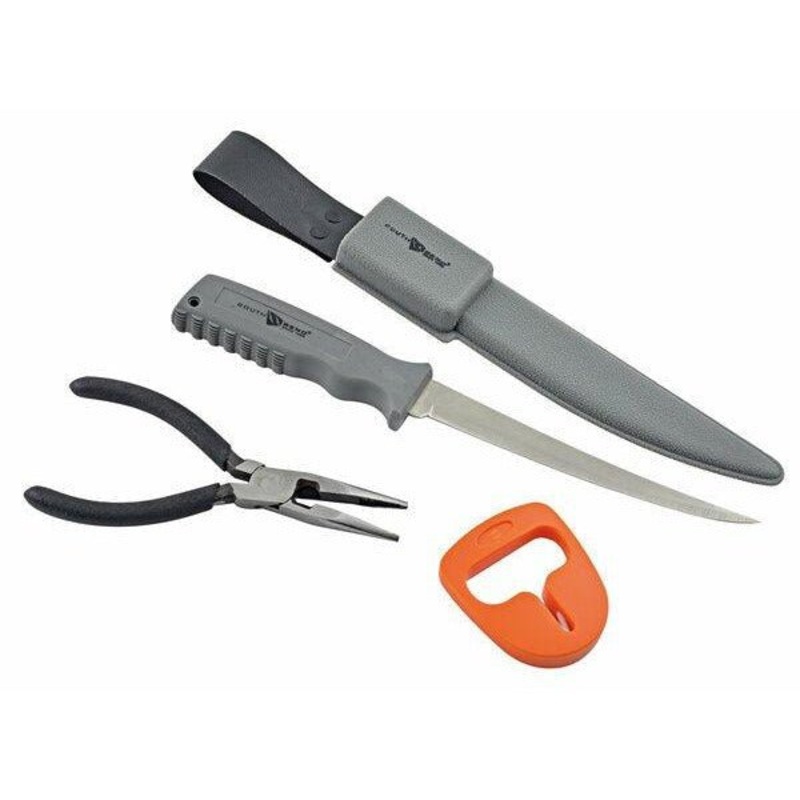 South Bend 6 Fillet Knife and Plier Combo Pack