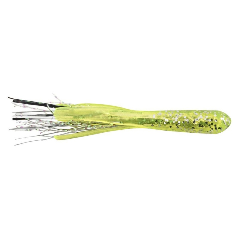 Apex Tinsel Tube 1.5 Qty 10|Glow|Chartreuse/Silver Glitter|Red/Chartreuse|Yellow/White|Pink/White|Black/Chartreuse