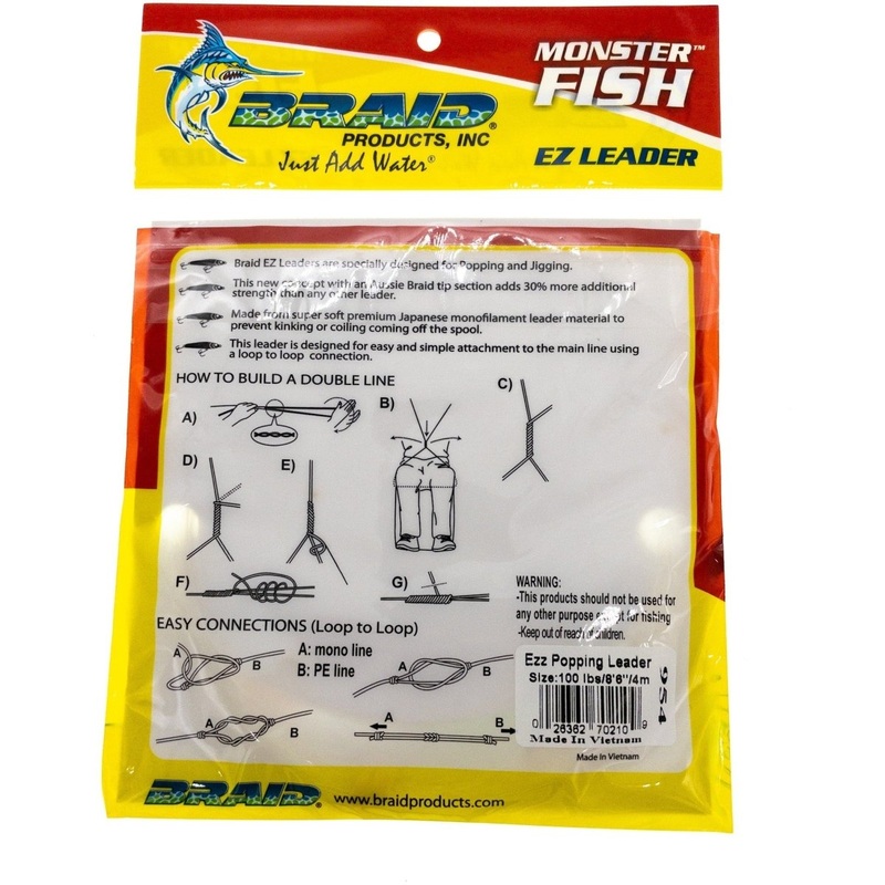 Braid Saltwater EZ Leader – Popping