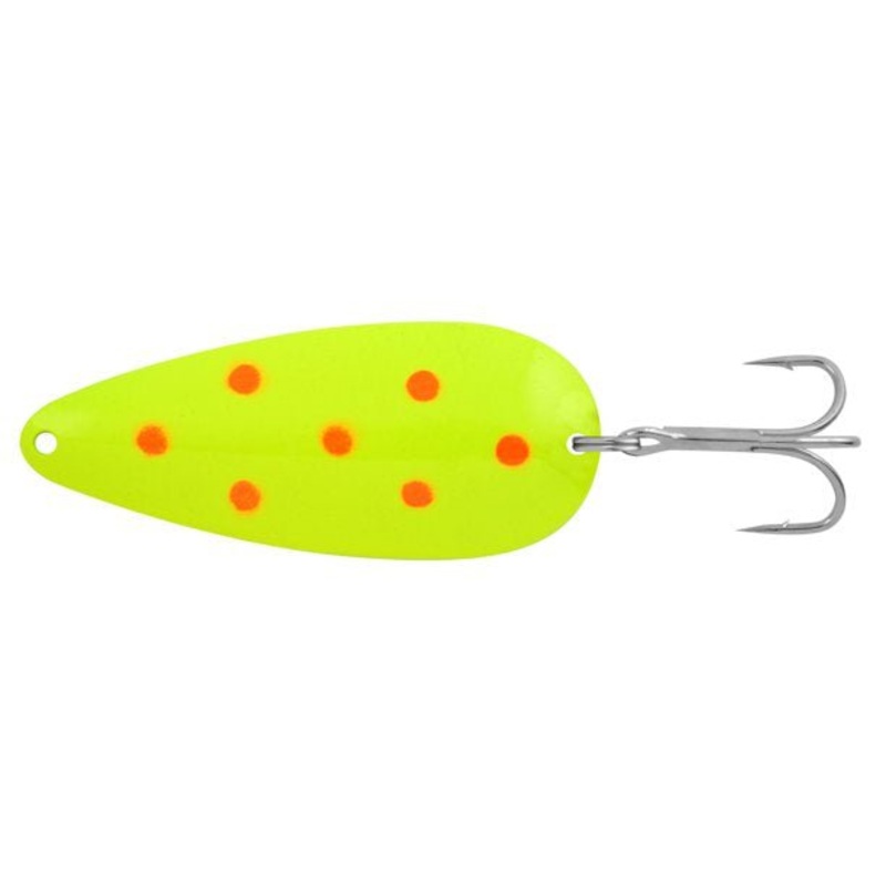 Apex Gamefish Spoon 3/8 Oz|Chartreuse Orange Dots|Orange Black Dots|Yellow Red Diamonds