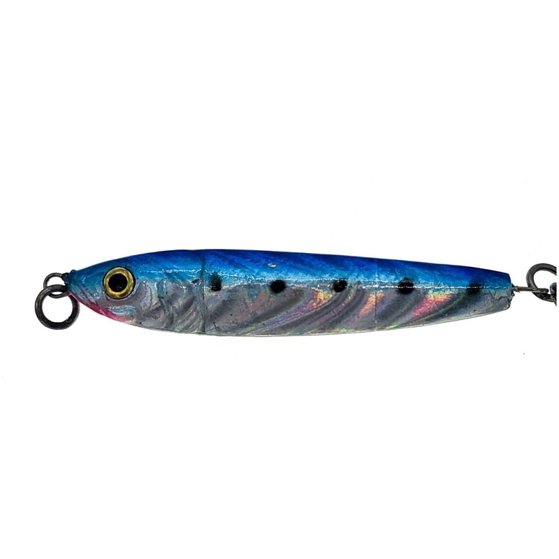 Braid DB Jigs|1/2 oz.|1-1/2 oz.|2 oz.|3 oz.|Green Mackerel|Shad|Blue/White|Dorado