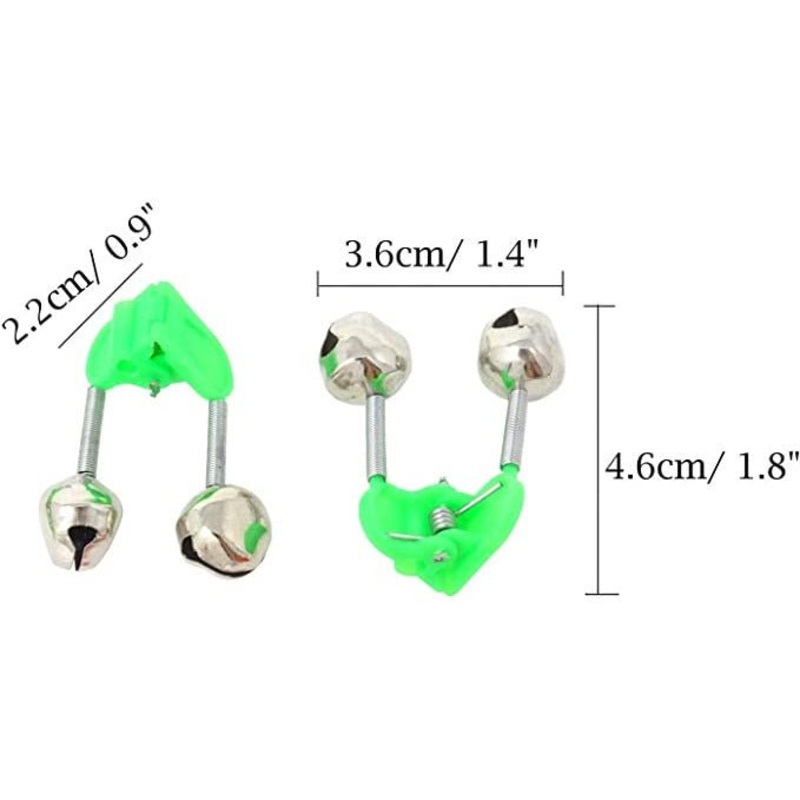 Danielson Clamp-On Double Fishing Bell W/ Spring Clamp Qty 1