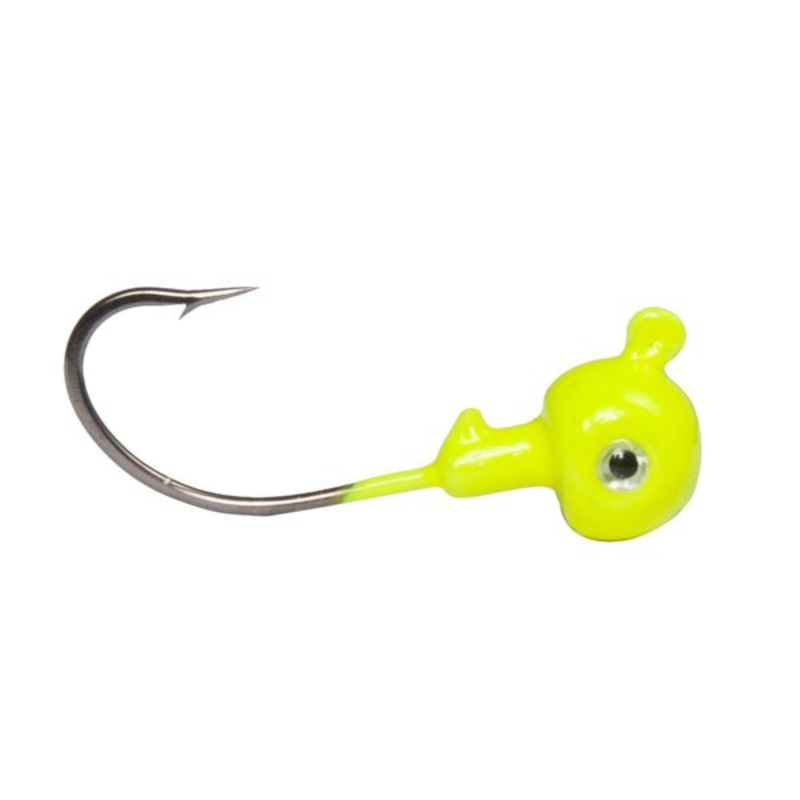 Got-Cha Round Head Flat Back Live Eye Jig 1/2 Oz Red
