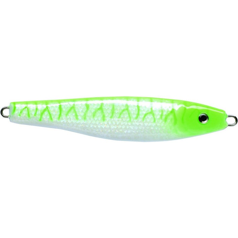 P-Line Halibut Drop Jig 11 Oz Glow Green Tiger