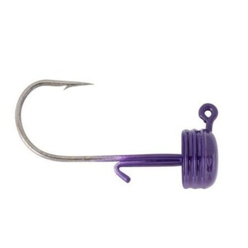 Matzuo Ned Jig Head Qty 5|Plum|Pumpkin Red Flake|Brown Craw|Electric Blue|Rusty Craw|1/16 Oz|1/8 Oz