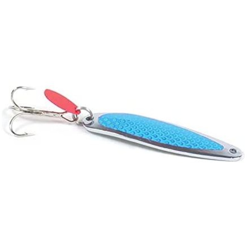 Sea Striker Nickel Plated Casting Spoon with Teaser Tab 1/2 Oz