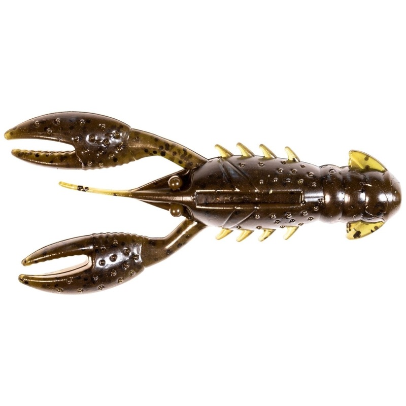 Z Man Pro CrawZ 3.5 Qty 3|Green Pumpkin|Black And Blue|California Craw|Canada Craw|The Deal|Drew’s Craw|Okeechobee Craw|Hot Craw|Green Pumpkin Orange