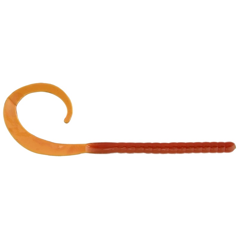 X Zone Blitz Worm 11 QTY 8|Watermelon Candy|Motor Oil|Red Shad