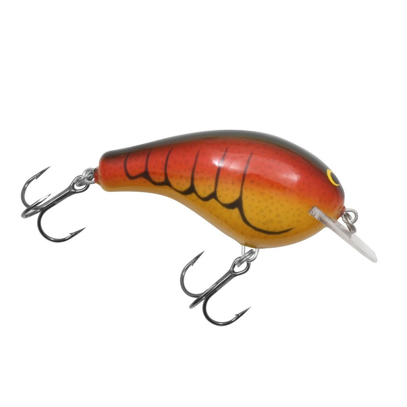 Bagley Balsa B1 #1 2 7/16 Oz|Cooked Craw|Chartreuse Bluegill|Crusty Crawdad|Hot Tiger|Black On Silver Foil|Sexy Shad