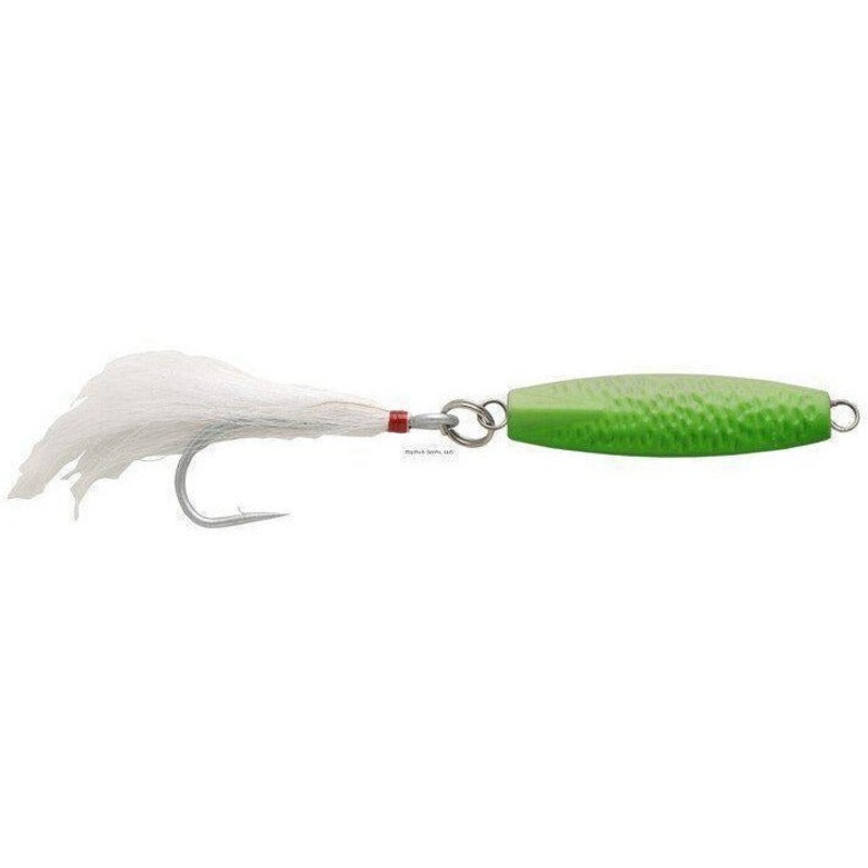 Pucci Mickey Jig 2.5 Oz|Chartreuse/With Glow Belly|Yellow Pearl|Chrome Rainbow|Chartreuse/ Green Tiger Stripes