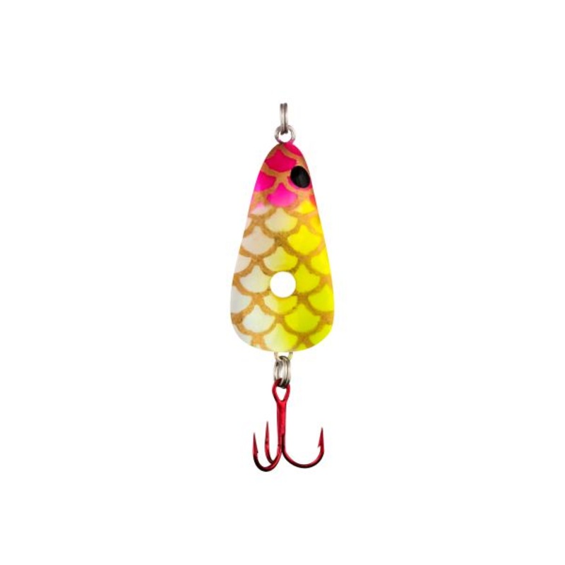 Lindy Glow Spoon 1/4 Oz Qty 1|Clown|Fire Tiger|Pink Scale|Glow Perch|Blue Scale|Rainbow|Red Fire Tiger|Porchlight|Red Scale|Chartreuse Scale|Orange Tiger|Gold Scale|Viral Perch|Pink Dace|Chartreuse Bloodline