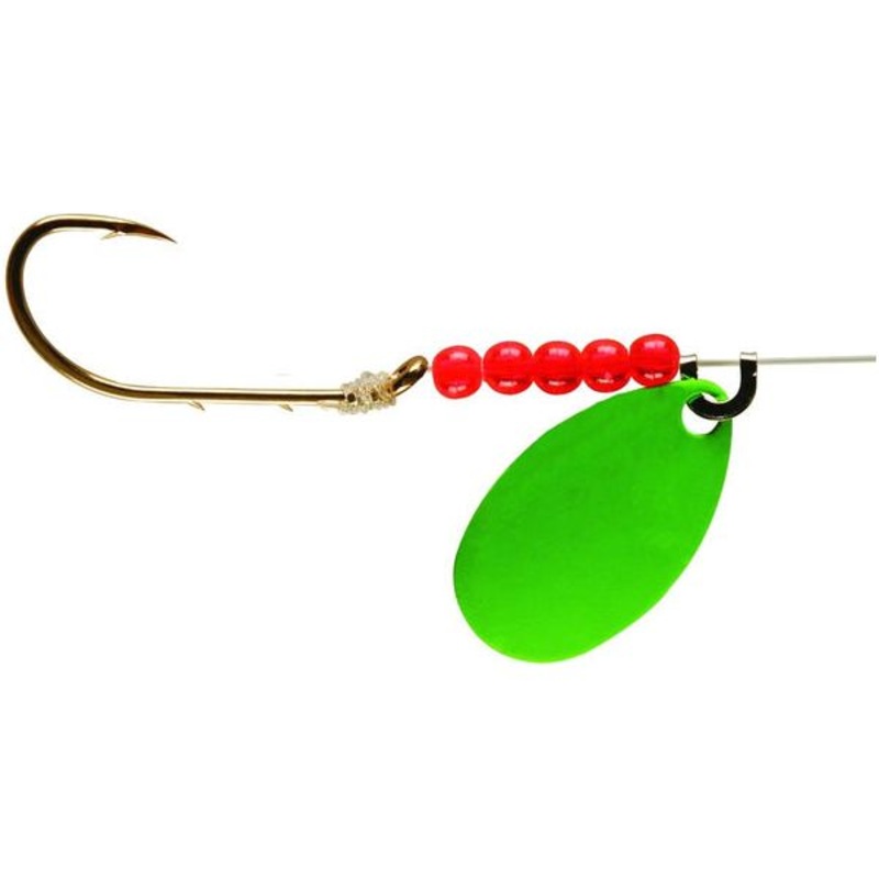 Little Joe Walleye Spinner|Green|Orange/Yellow