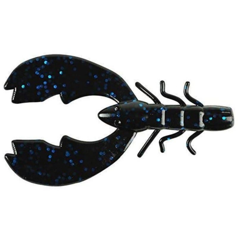 Berkley Chigger Craw 3 Qty 10|Black Blue Flake|Labatt