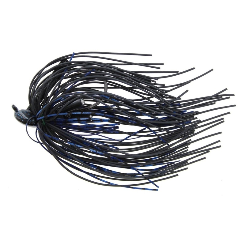 Buckeye Lures Mop Jig Qty 1|3/8 Oz|1/2 Oz|5/8 Oz|Black/Blue|Black|Brown|Brown/Orange|PB&J|Texas Craw|Watermelon Red|Green Pumpkin