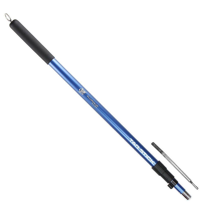 Cuda Aircraft Aluminum Telescoping Tag Stick 35-73 w/ Tag Spike.