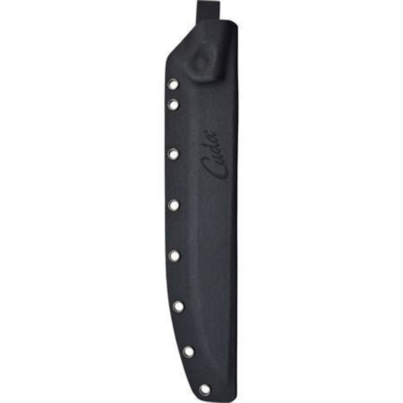 Cuda Professional Titanium Non Stick Serrated Knife With Sheath 9