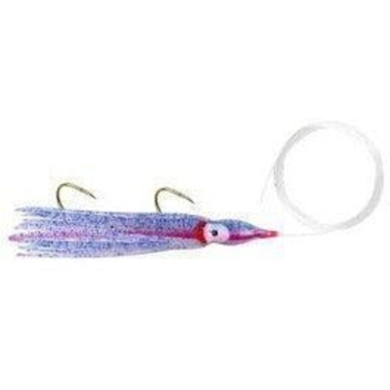 Danielson Squid Rigged SQDR45101 4.5 Electric Blue/Pink Streak Qty 1